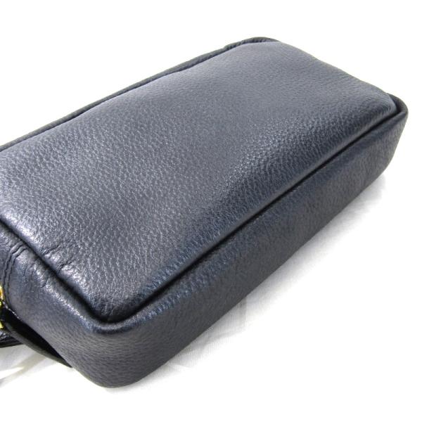 美品 HushTug ハッシュタグ ボディバッグ モンゴルレザー フル
