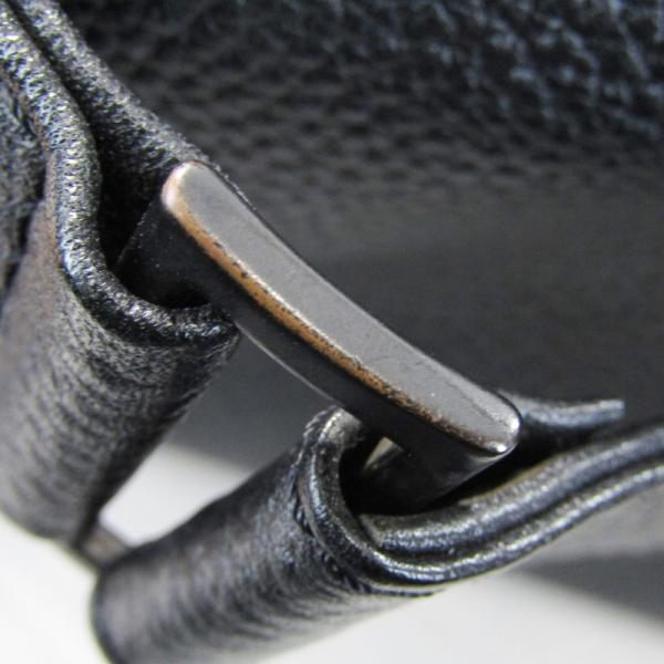 美品 HushTug ハッシュタグ ボディバッグ モンゴルレザー フル