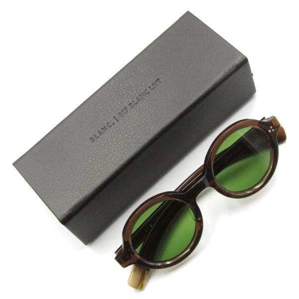 MASU BLANC LNT サングラス ブラウン MASU×BLANC/エムエーエスユー/ OVAL SHAPE SUNGLASSES | GARDEN