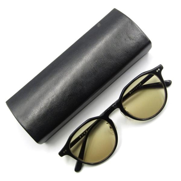 【美品】金子眼鏡 CELLULOID ブラック サングラス KCS-28 BK 金子眼鏡 KCS-28 サングラス ブラック セルロイド | 中古ブランド