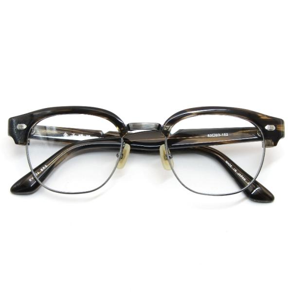 金子眼鏡 KA-81 スクエアウェリントン BRS メガネ 金子眼鏡 KA-81 スクエアウェリントン BRS メガネ