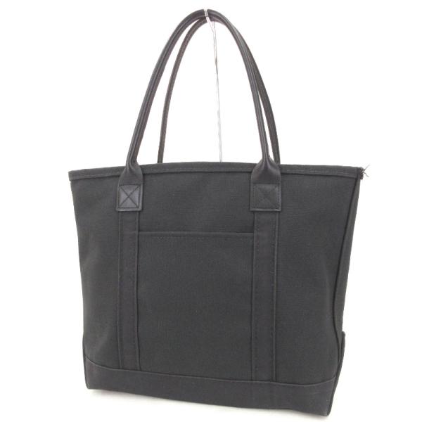 未使用 ブラック ナイロントートバッグ　LLBean classic_65000453