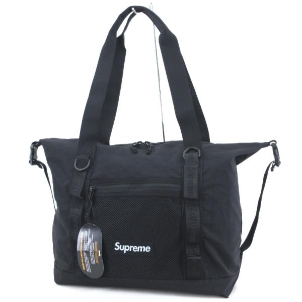 未使用 Supreme シュプリーム トートバッグ Zip Tote R ジップ 天ファスナー コーデュラナイロン ブラック 黒 バッグ 鞄 中古  65001056