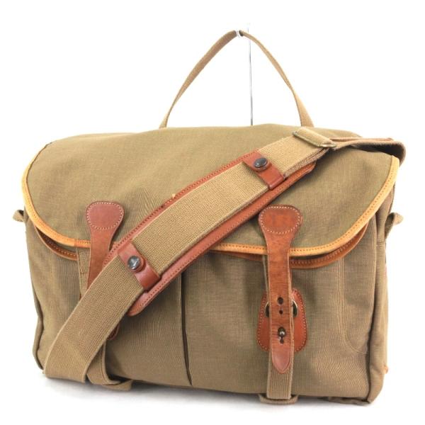 【中古】(ビリンガム) Billingham ショルダーバッグ 225(キャンバス・ブラッック/タン)502601-70 中古】(ビリンガム) Billingham ショルダーバッグ 225