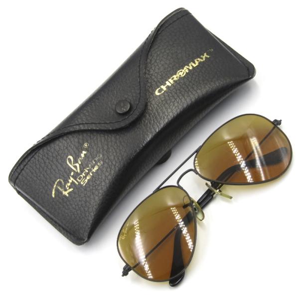 Ray-Ban レイバン サングラス B&L CHROMAX W1662 クロマックス ティアドロップ USA製 DRIVING SERIES  エボニーマット 65005159