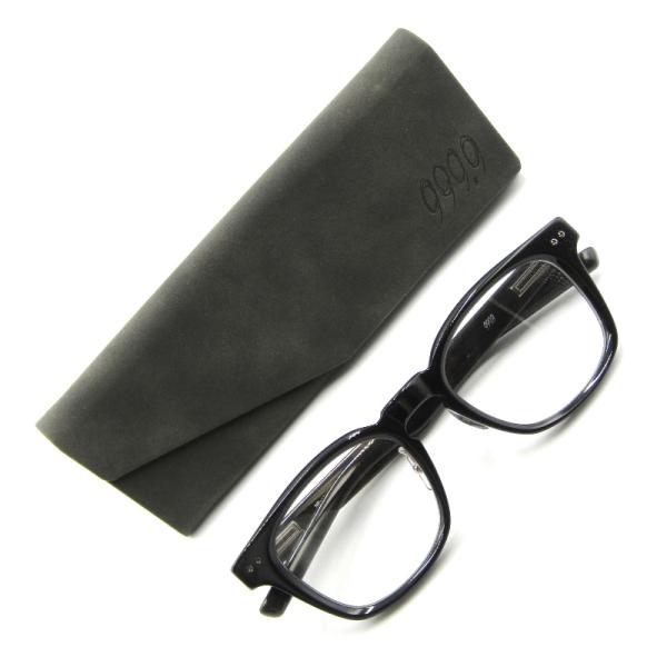 999.9 度ありメガネ ブラックフレーム シンプルデザイン ケース付き　亀 999.9 度ありメガネ ブラックフレーム シンプルデザイン ケース