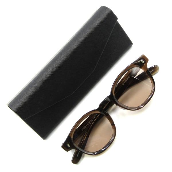 金子眼鏡 sophnet 250003 demi サングラス 美品 SOPHNET. × 金子眼鏡 ソフネット カネコガンキョウ サングラス