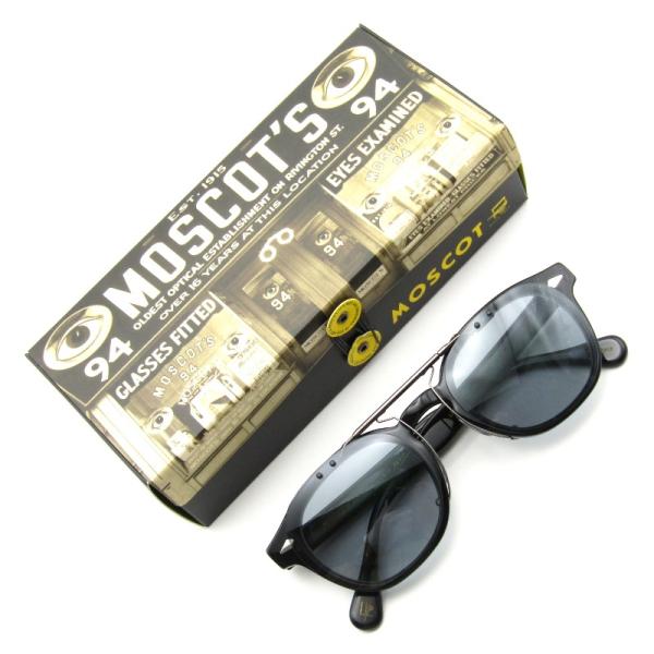 美品 MOSCOT モスコット メガネフレーム LEMTOSH MP 46 度入り 中国製 レムトッシュ ボスリントン BLACK 54000752 MOSCOT - 美品 MOSCOT モスコット メガネフレーム LEMTOSH MP 46 度