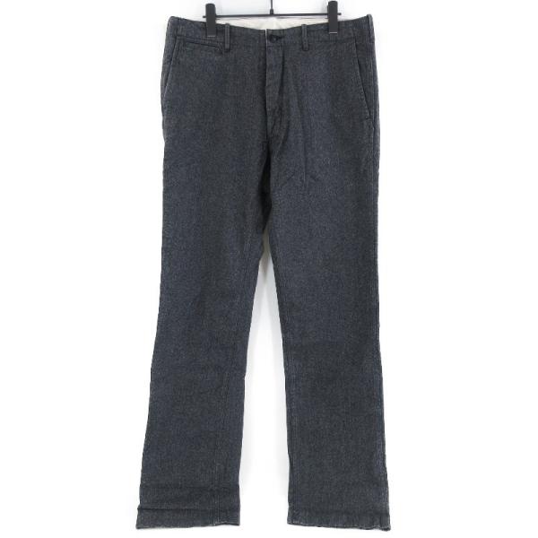 ウエストバッグ ワークパンツ グレー ブラック Maison MIHARA YASUHIRO - ワイド バック トラックパンツ - Wide