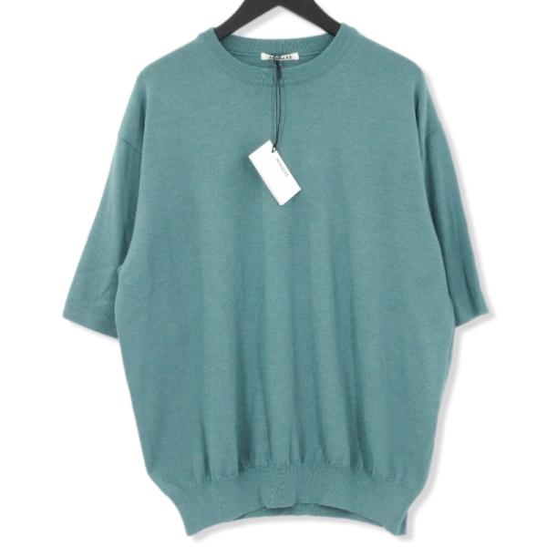 AURALEE カシミヤ半袖Tシャツ classic_70011885