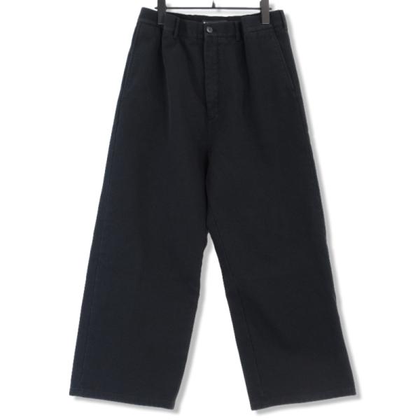 BALENCIAGA ワイドチノパンツ Balenciaga ワイドパンツ | ブラック | FARFETCH JP