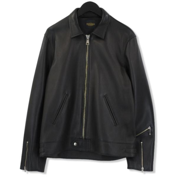 FINE CREEK & CO 黒 レザージャケット　サイズ42 FINE CREEK & co /ファインクリークアンドコー】レザー