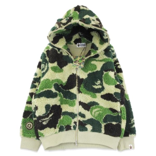 A BATHING APE 未使用 アベイシングエイプ ボアジップパーカー A BATHING APE 未使用 アベイシングエイプ ボアジップパーカー