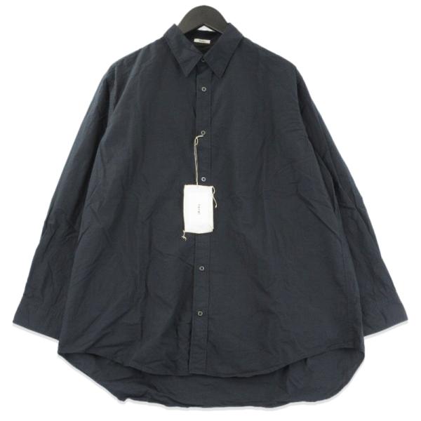 U*G様 Kaval 黒 リネン 長袖シャツ classic_70016845