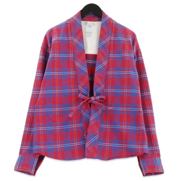 VISVIM ラモシャツ 　イエローベージュ　サイズ1 visvim ビズビム ラモシャツ 0112305011001 チェック 羽織 法被