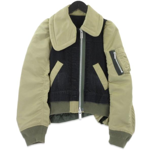 sacai（サカイ） デニムドッキングブルゾン 21-05846 ウィメンズ