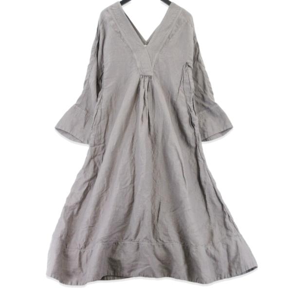 Chaos カオス アルパカリネンカフカワンピース CH209116ER-03 カフタン