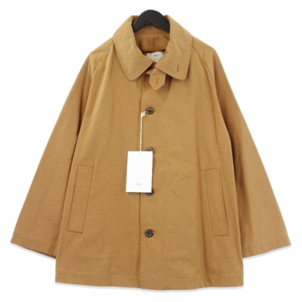 未使用タグ付き✨ 2025SS フレームワーク コットンキャンバスコート 38 未使用 Text テクスト オーバーコート T20A-03CO01C Unlined Overcoat