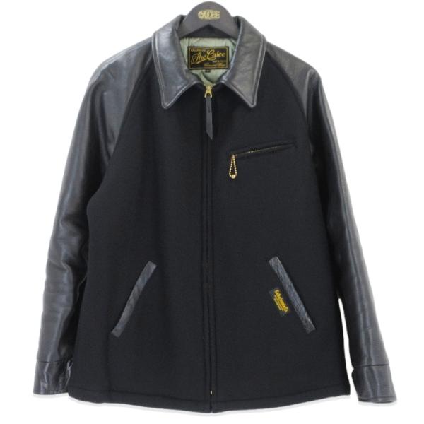 CALEE（キャリー） スポーツジャケット メルトン ウール レザー