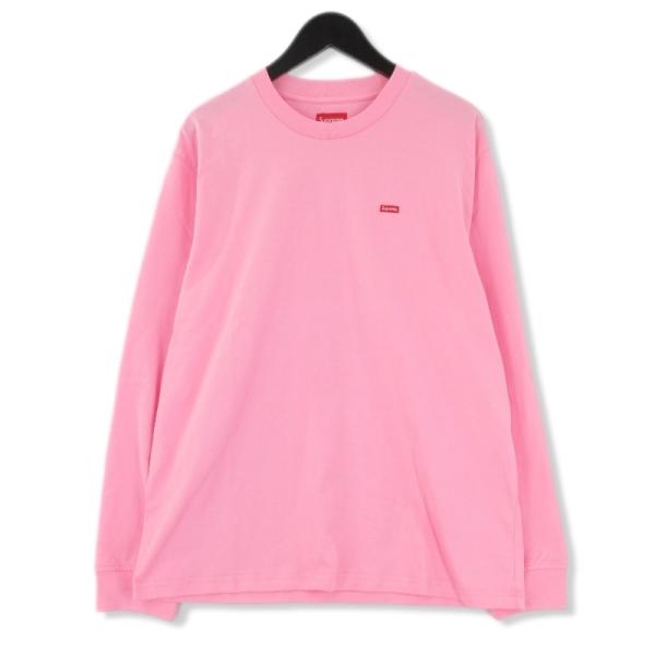 未使用M Supreme フード付き長袖カットソー ネイビー/ピンク Supreme シュプリーム 2025SS Small Box Hooded Sweatshirt