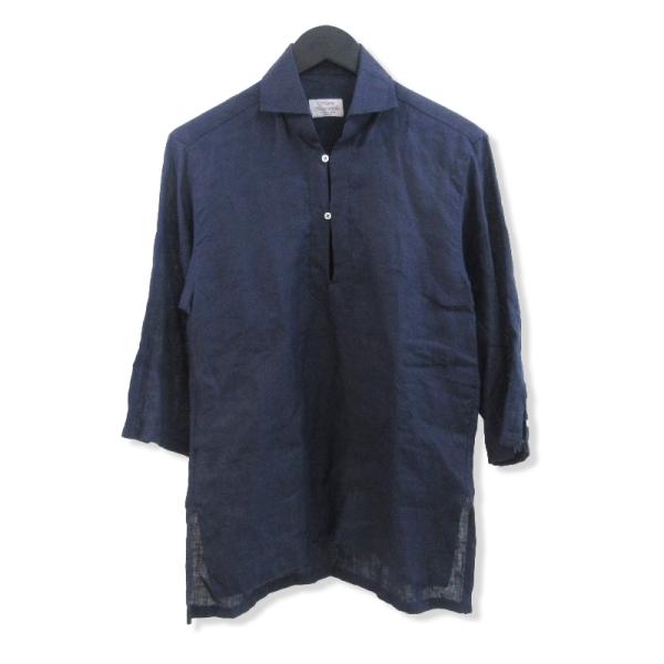 Mario Muscariello Napoli　リネンプルオーバーシャツXS Mario Muscariello Napoli リネンプルオーバーシャツXS - メルカリ