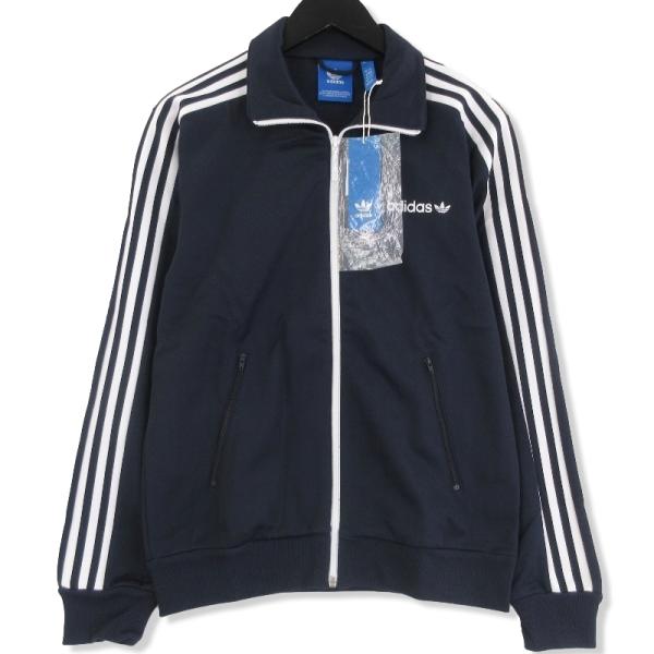 定価14800円‼️adidas ジップアップジャケット ネイビー 新品タグ付き adidas ネイビー ジップアップジャケット ブルゾン ジャージL