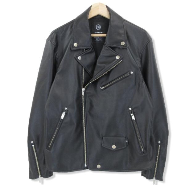 GU UNDERCOVERフェイクレザージャケット GU × UNDERCOVER ジーユー アンダーカバー ダブルライダース