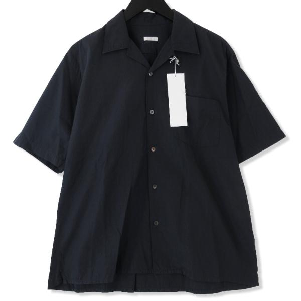 16AW COMOLI コットンネルオープンカラーシャツ ブルー 2 COMOLI コットンカシミヤ オープンカラーシャツ | Less Higashikawa
