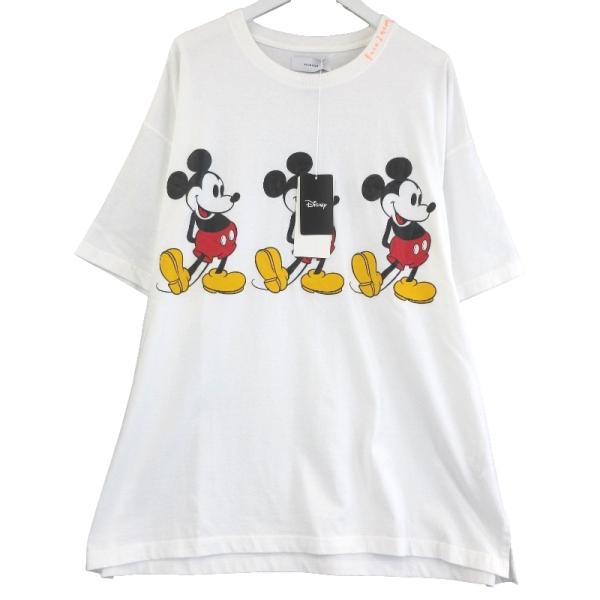 FACETASM ミッキーマウス MIMI-TEE-U12 FACETASM - MICKEY LAYERD LONG SLEEVE TEE / Tシャツ / MIMI