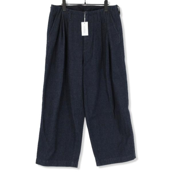 未使用 roundabout ラウンダバウト 2タック デニムパンツ RA22AW 未使用 roundabout ラウンダバウト 2タック デニムパンツ RA22AW