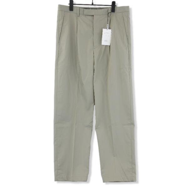 【未使用】中綿ベーシックパンツ　サイズ2 トールサイズ】綿混ストレッチセミワイドパンツ 股下80cm