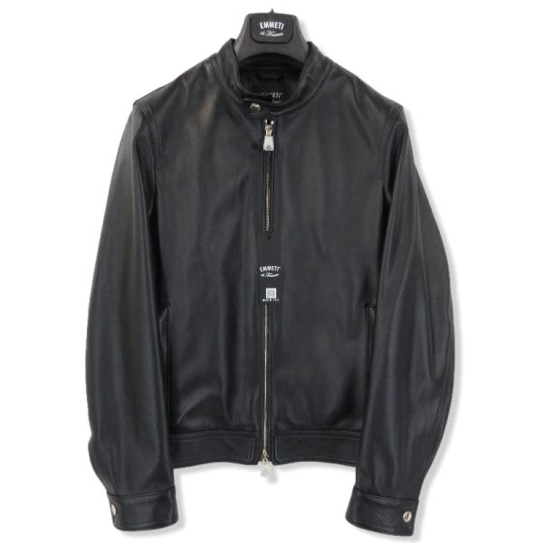 エンメティJURI ゴールドジップ　サイズ44 ブラック EMMETI エンメティ ユリ JURI GOLD ゴールドジップ シングルライダース