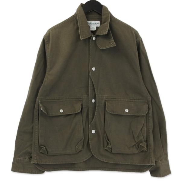 SASSAFRAS ササフラス PLANT HUNTER JACKET ヒッコリ SASSAFRAS/ササフラス PLANT HUNTER JACKET | MARBLE スタッフの