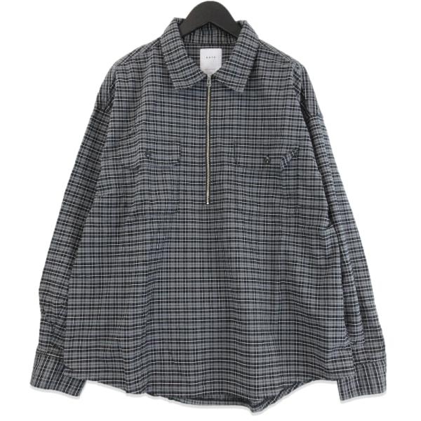 美品 KAJA カジャ ハーフジップ プルオーバーチャックシャツ 美品 KAJA カジャ ハーフジップ プルオーバーチャックシャツ
