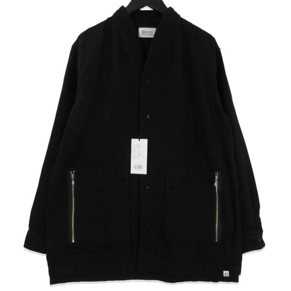 未使用 KUON クオン Denim Kimono Collar Shirket 144SH021800 未使用 KUON クオン Denim Kimono Collar Shirket 144SH021800