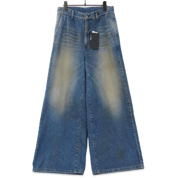 未使用 Juha ユハ RUST WIDE DENIM PANTS 10210801-1 ラスト