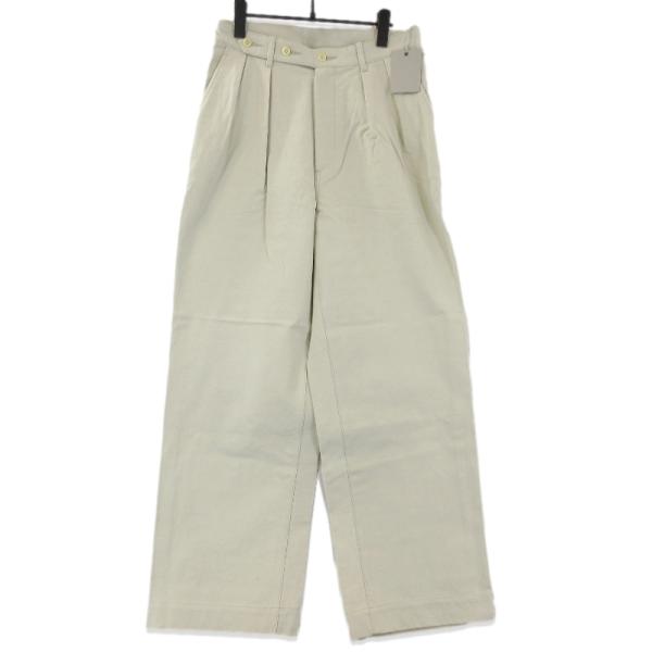 パンツ ULTERIOR WASHED BIZEN GABARDINE TUCKED ULTERIOR(アルテリア) / WASHED BIZEN GABARDINE TUCKED PANTS