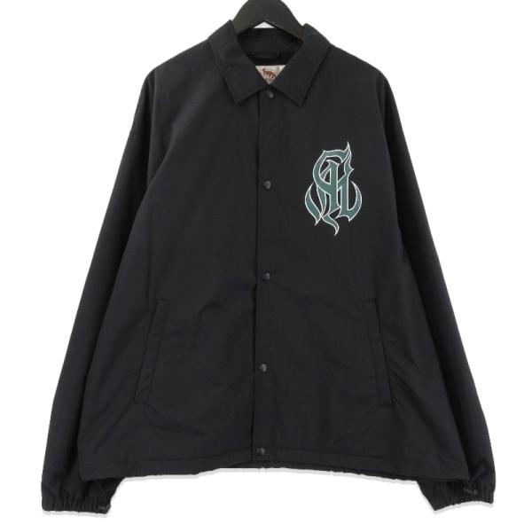 CALEE（キャリー） コーチジャケット CL-23SS001NT CAL Logo fol drop
