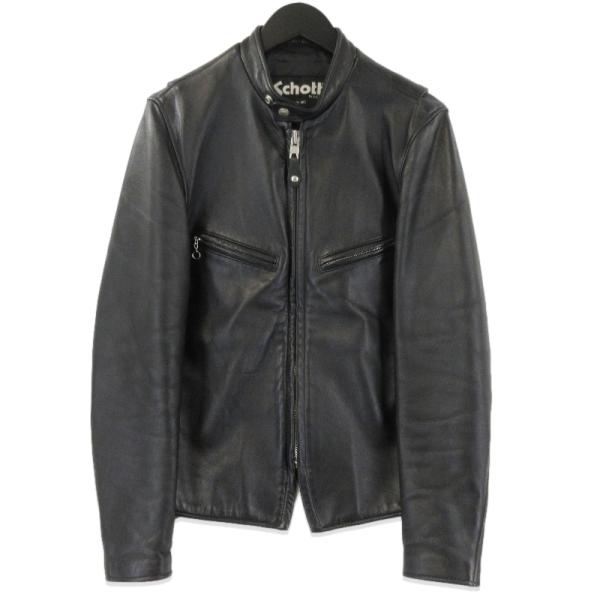 極美品・希少■SCHOTT　ライダースジャケット　シングル　ブラック 70'S SINGLE RIDERS JACKET/シングル ライダース | Schott
