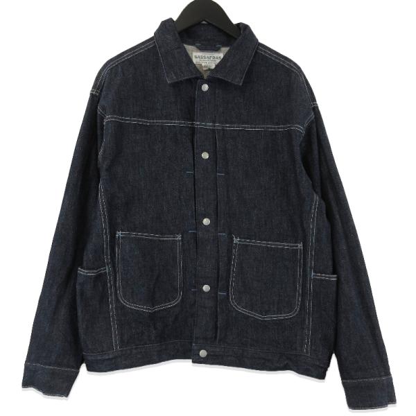 SASSAFRAS ガーデナージャケット　M SASSAFRAS 美品 ササフラス Gardeners Jacket SF-232051 デニム