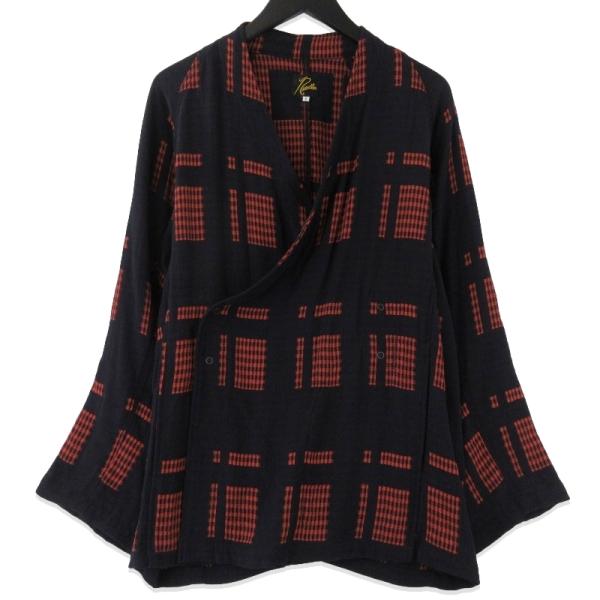 【極美品】Needles 作務衣ジャケット Needles 美品 ニードルズ SAMUE JACKET R/C/AC GINGHAM PLAID JQ