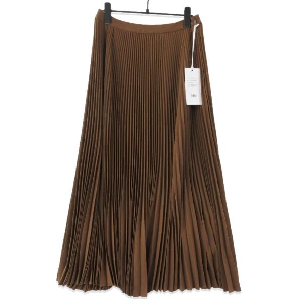 未使用 Graphpaper グラフペーパー Satin Pleats Skirt GL251-40225C