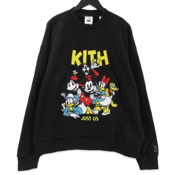 KITH × Disney キス クルーネックスウェット Mickey&Friends Forever