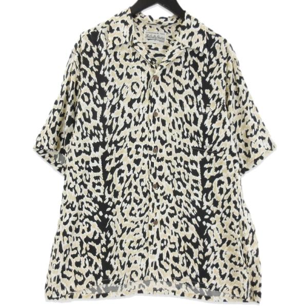 WACKO MARIA 美品 ワコマリア 半袖ハワイアンシャツ レオパード 24AW