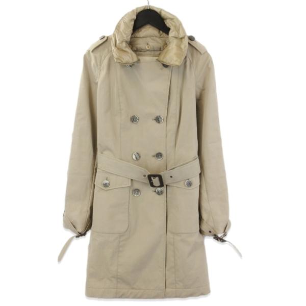 HERNO トレンチコート ダウン 2way ノーカラー ブラック 46 XL Herno ヘルノ ダウンコート トレンチ IM0011D 2WAY ノーカラー