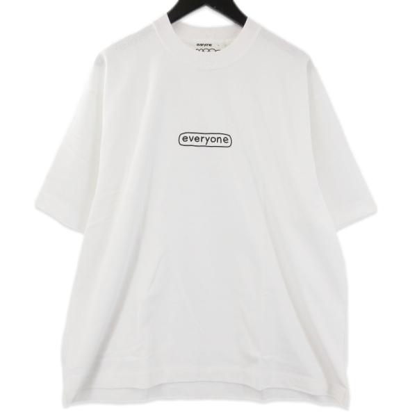 美品 everyone エブリワン 半袖Tシャツ EV23-CS06 Sketchy Logo Short