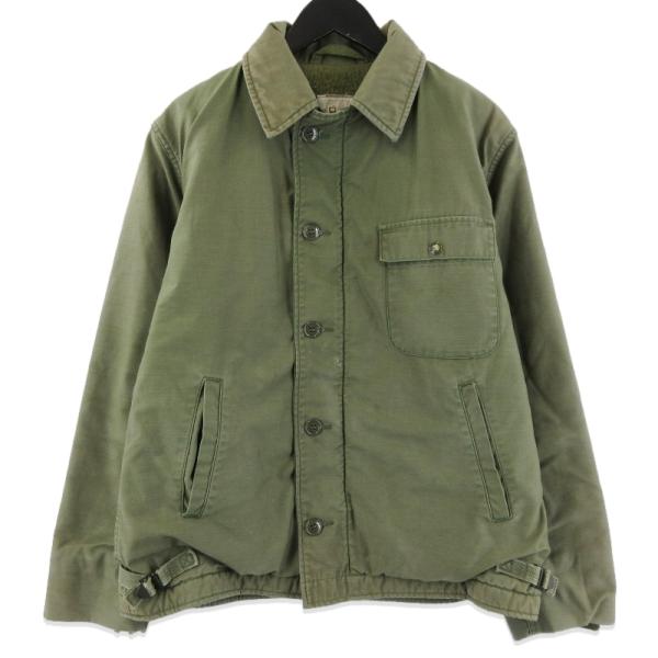 US.NAVY 米軍 A-2 デッキジャケット 80's 80年代 ミリタリー YKK