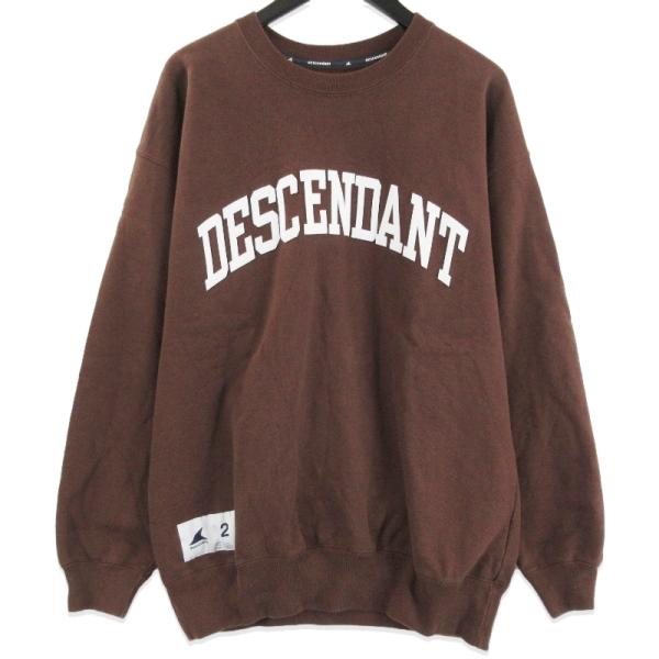 ディセンダント　スタンドカラースウェット DESCENDANT ディセンダント スウェット 242ATDS-CSM16 TEAM CREW NECK
