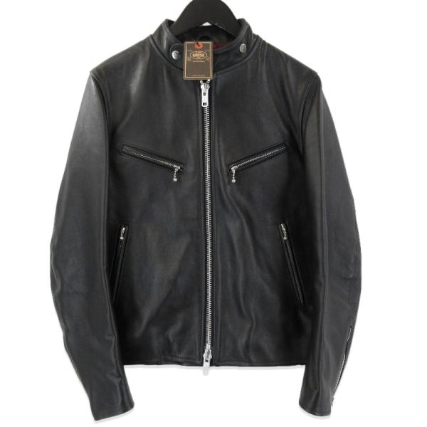値下げ　美品　JAMES GROSE CLUBMAN 馬革　サイズ40 ブラック JAMES GROSE ジェームスグロース CLUBMAN JACKET カウハイド クラブ