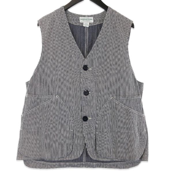 SASSAFRAS ランドスケーパーベストプラス М 日本製 チャコール classic_71014554